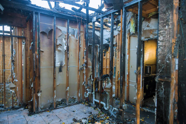 Professional Fire Damage Repair technician working in Chester, VA